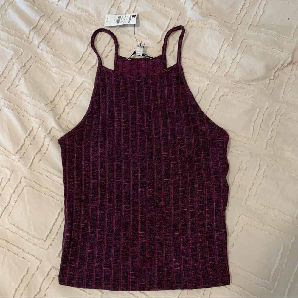 Express high neck tank top